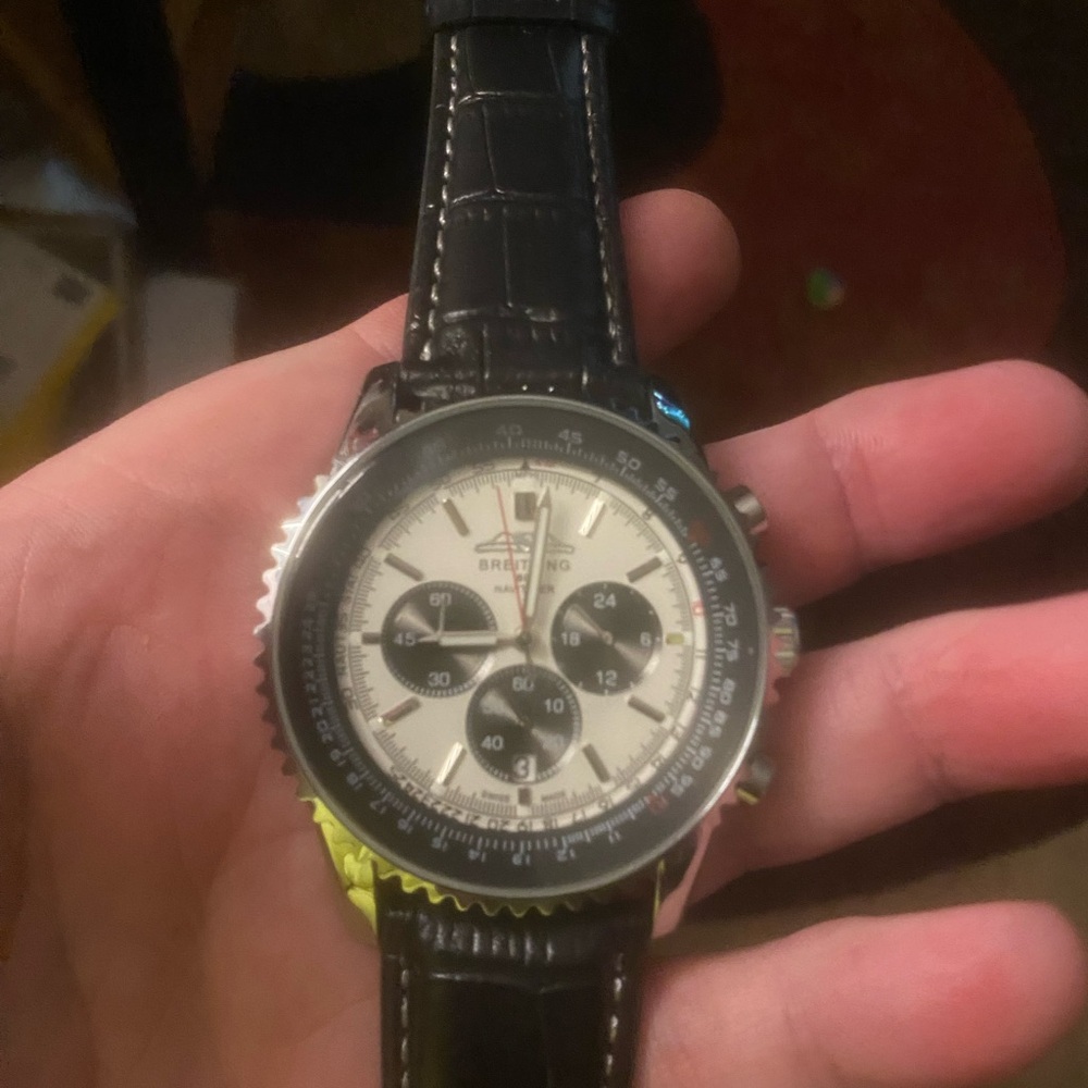 New Breitling Black and white Chronograph Watch - Picture 2 of 7